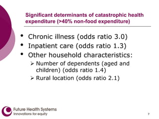 OOP often places a huge financial burden on poorer households