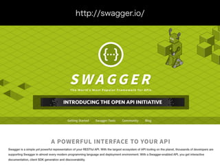 http://swagger.io/
 
