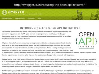 http://swagger.io/introducing-the-open-api-initiative/
 