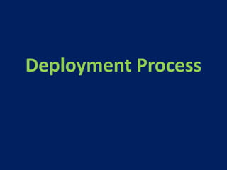 Deployment Process
 