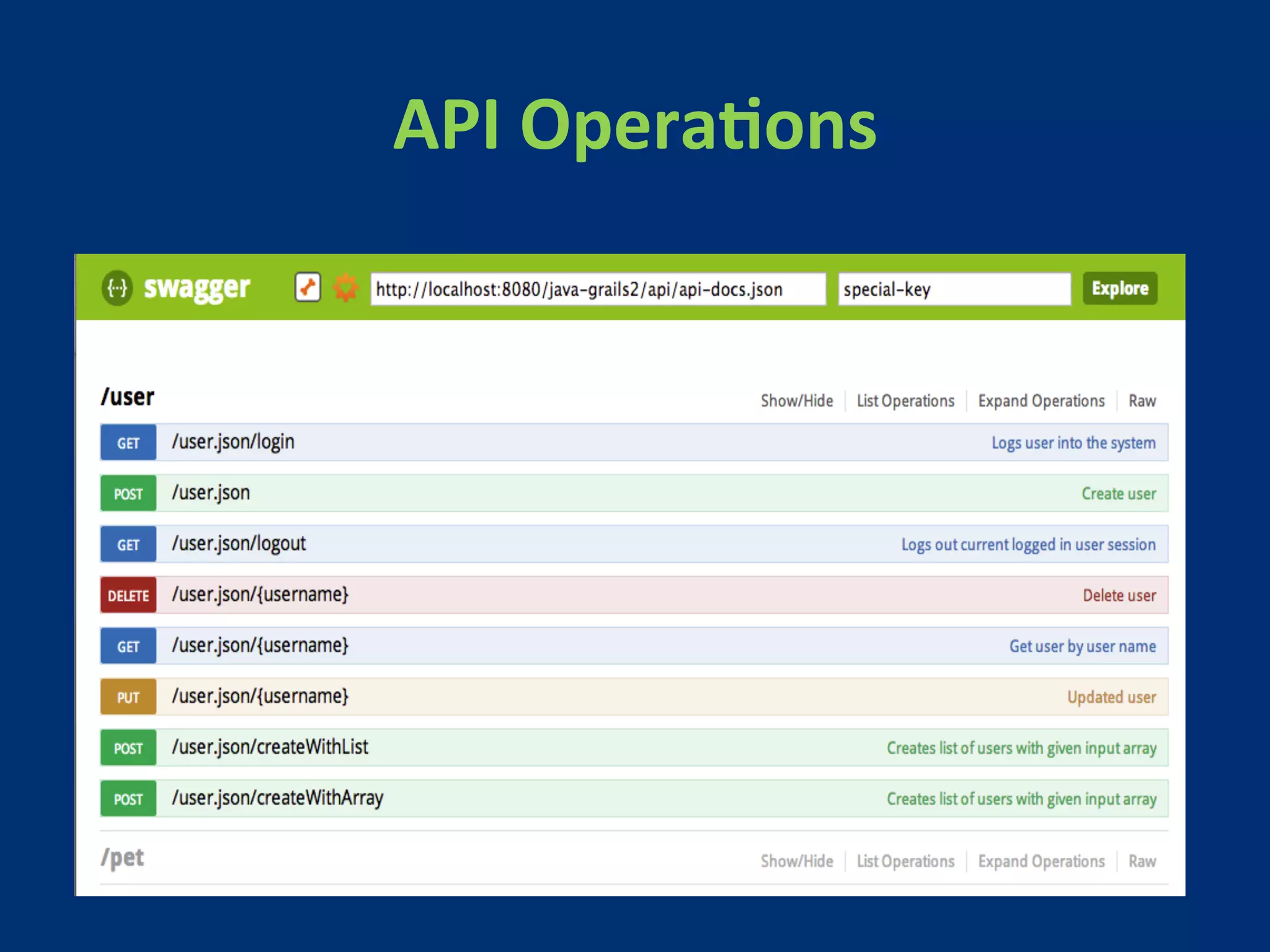 API 
OperaMons 
 