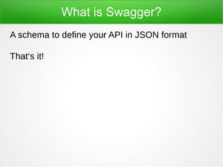Swagger demo | PPT
