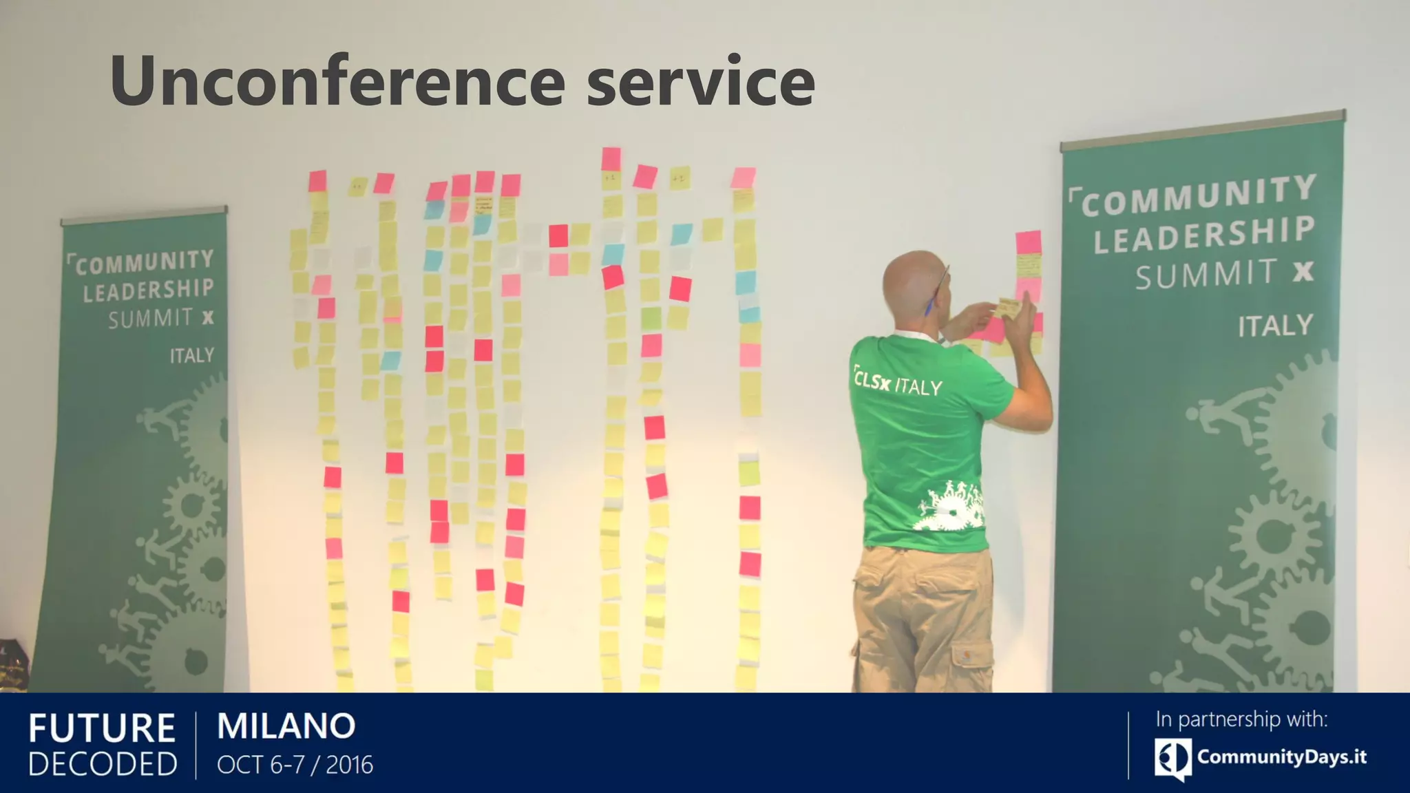 Unconference service
 