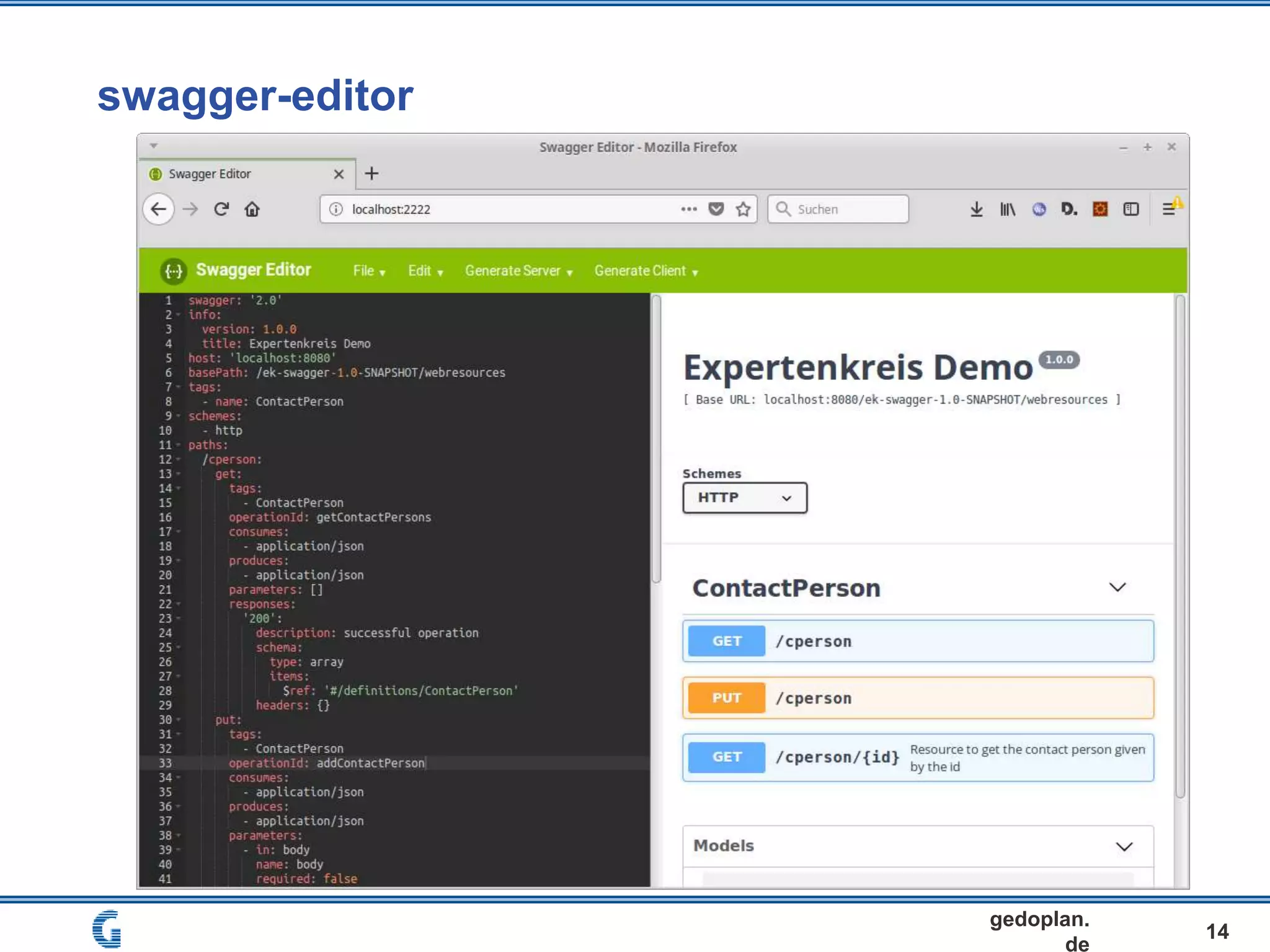 swagger-editor
14
gedoplan.
de
 