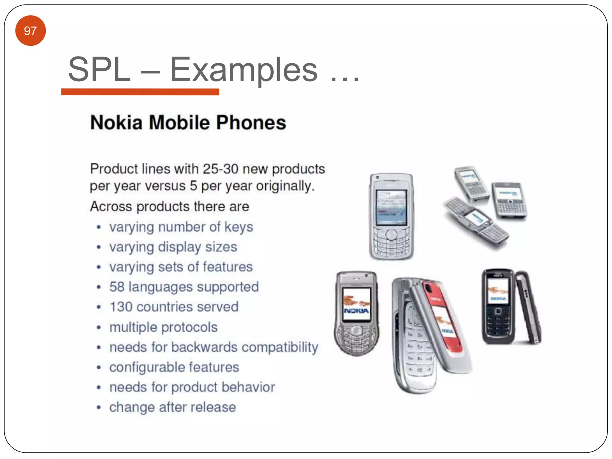 97
SPL – Examples …
 