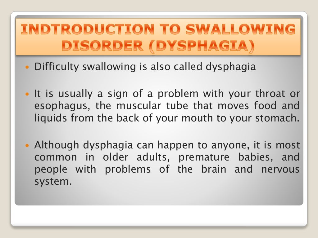 Swallowing disorder (dysphagia) in children Causes, Symptoms, Diagno…