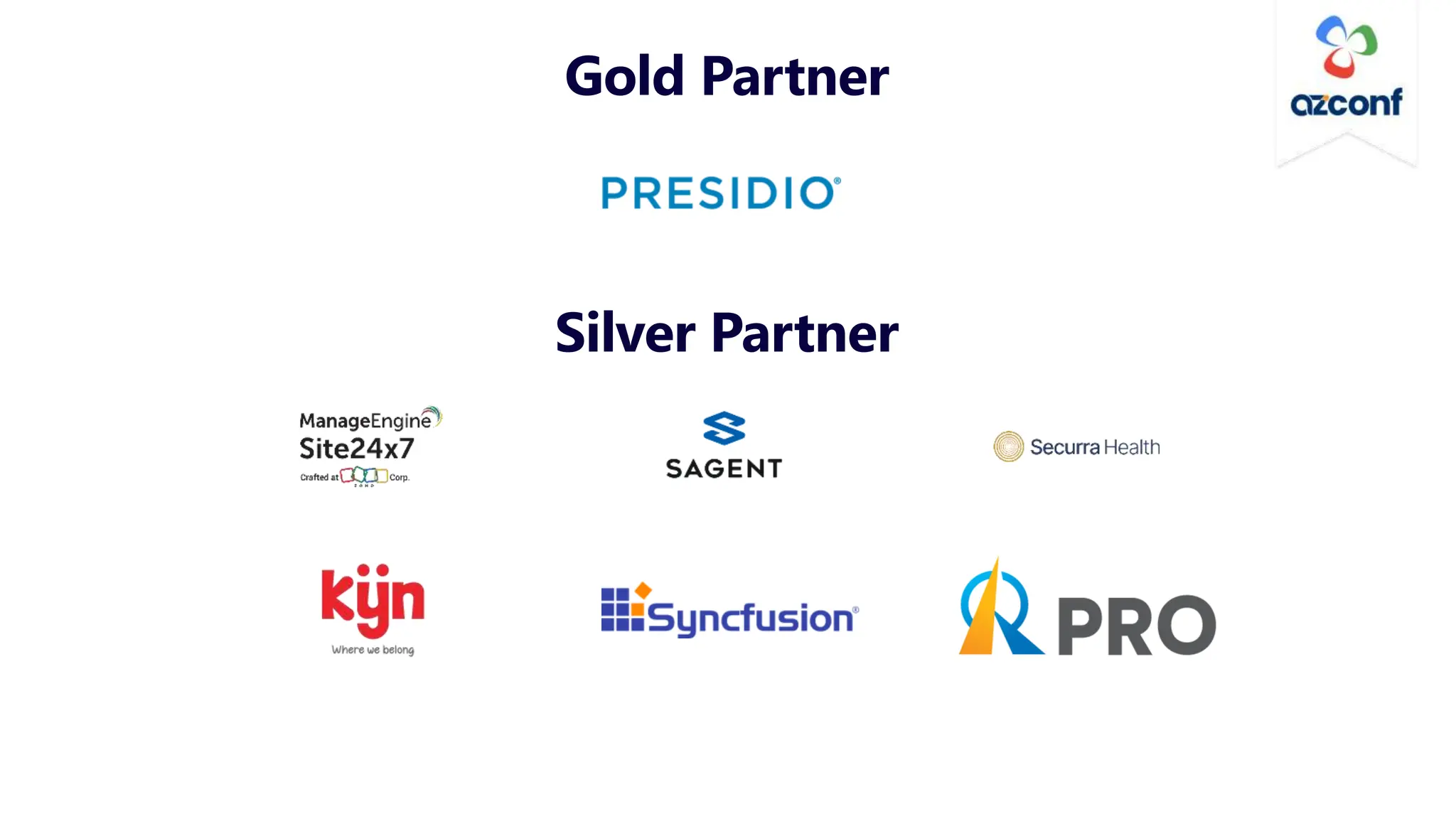 Gold Partner
Silver Partner
 