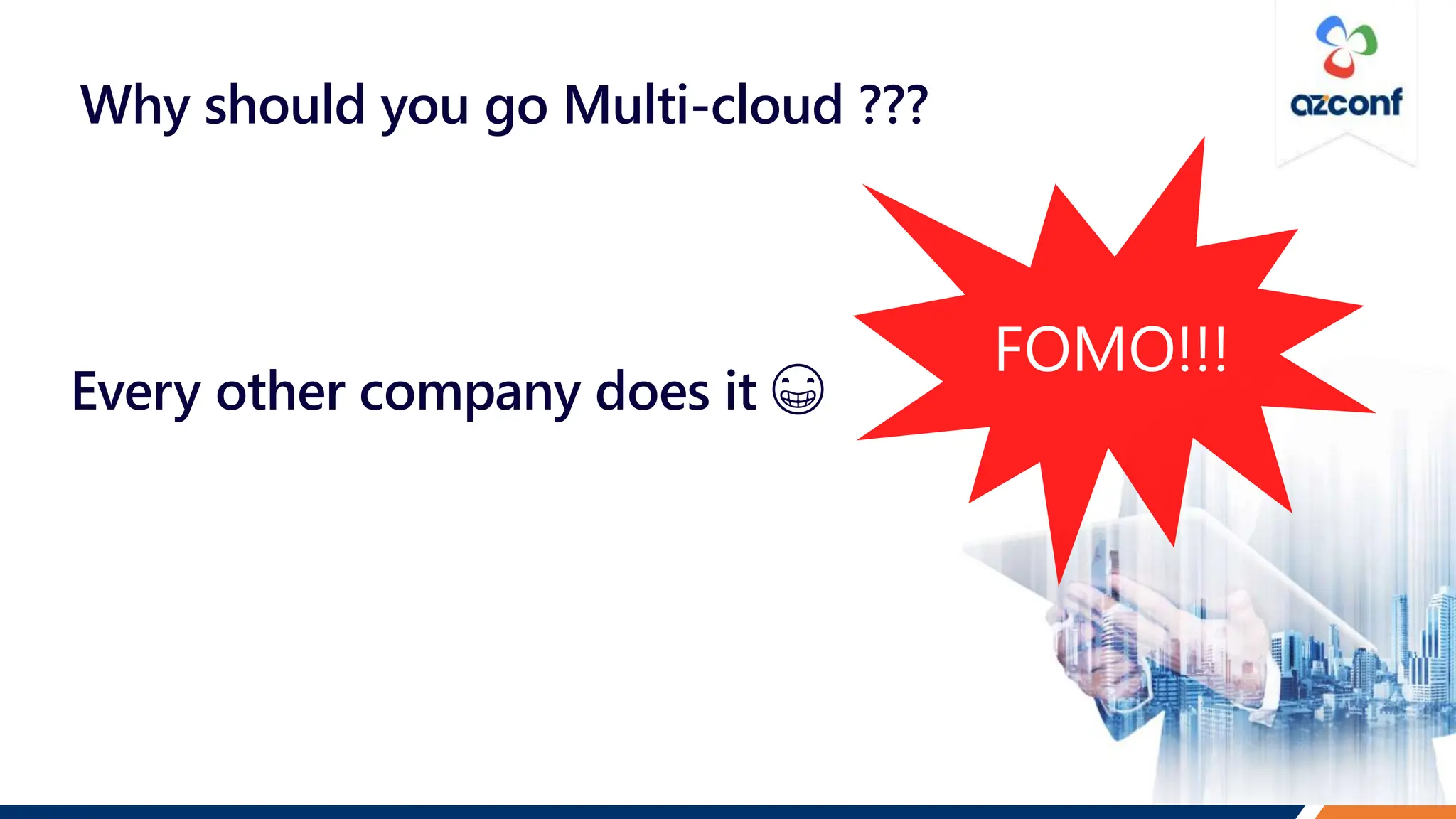 Every other company does it 😁
Why should you go Multi-cloud ???
 