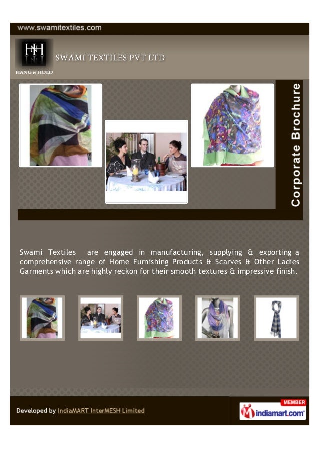 Swami Textiles Private Limited, Ludhiana, Home Furnishing Product