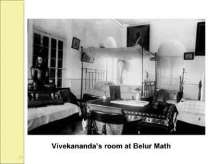 Vivekananda’s room at Belur Math  