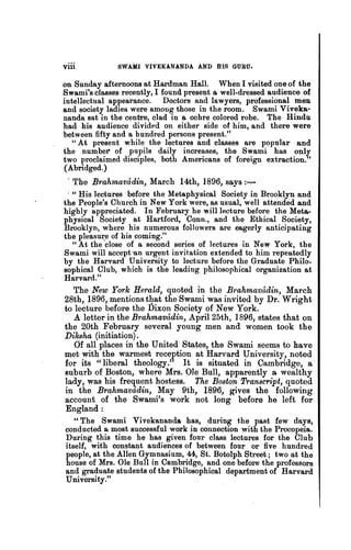 Swami Vivekananda and His Guru