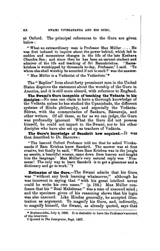 Swami Vivekananda and His Guru