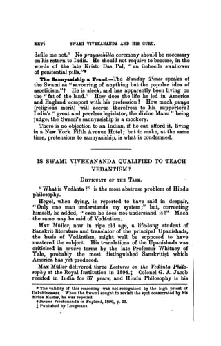 Swami Vivekananda and His Guru