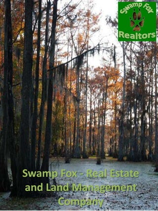 Swamp Fox - Real Estate
and Land Management
      Company
 