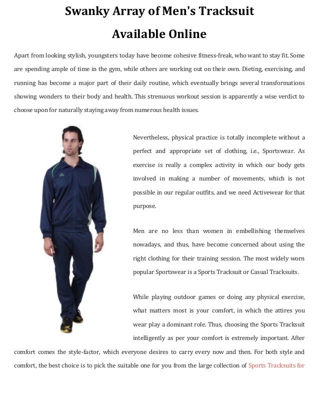 track suit for men online