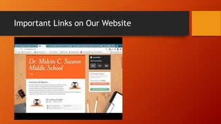 Important Links on Our Website
 