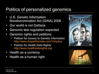 Scaling citizen science genomics Slide 7