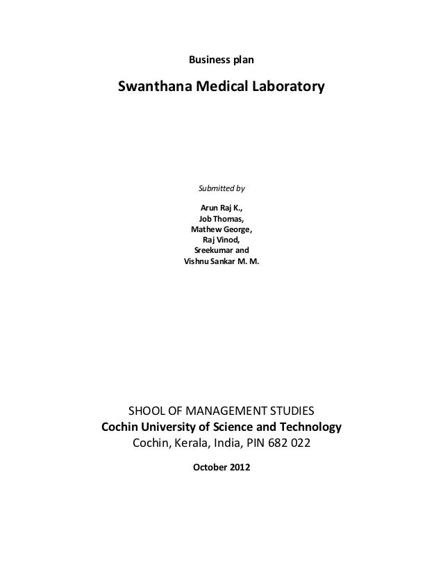 business plan for a medical laboratory
