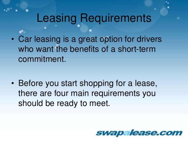 Business Car Leasing Credit Requirements Business Car Leasing Credit Requirements