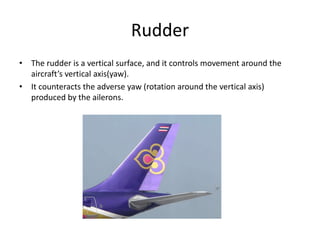 flight control surfaces | PPTX