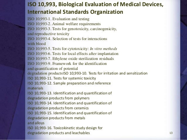 10993-1 standard iso testing