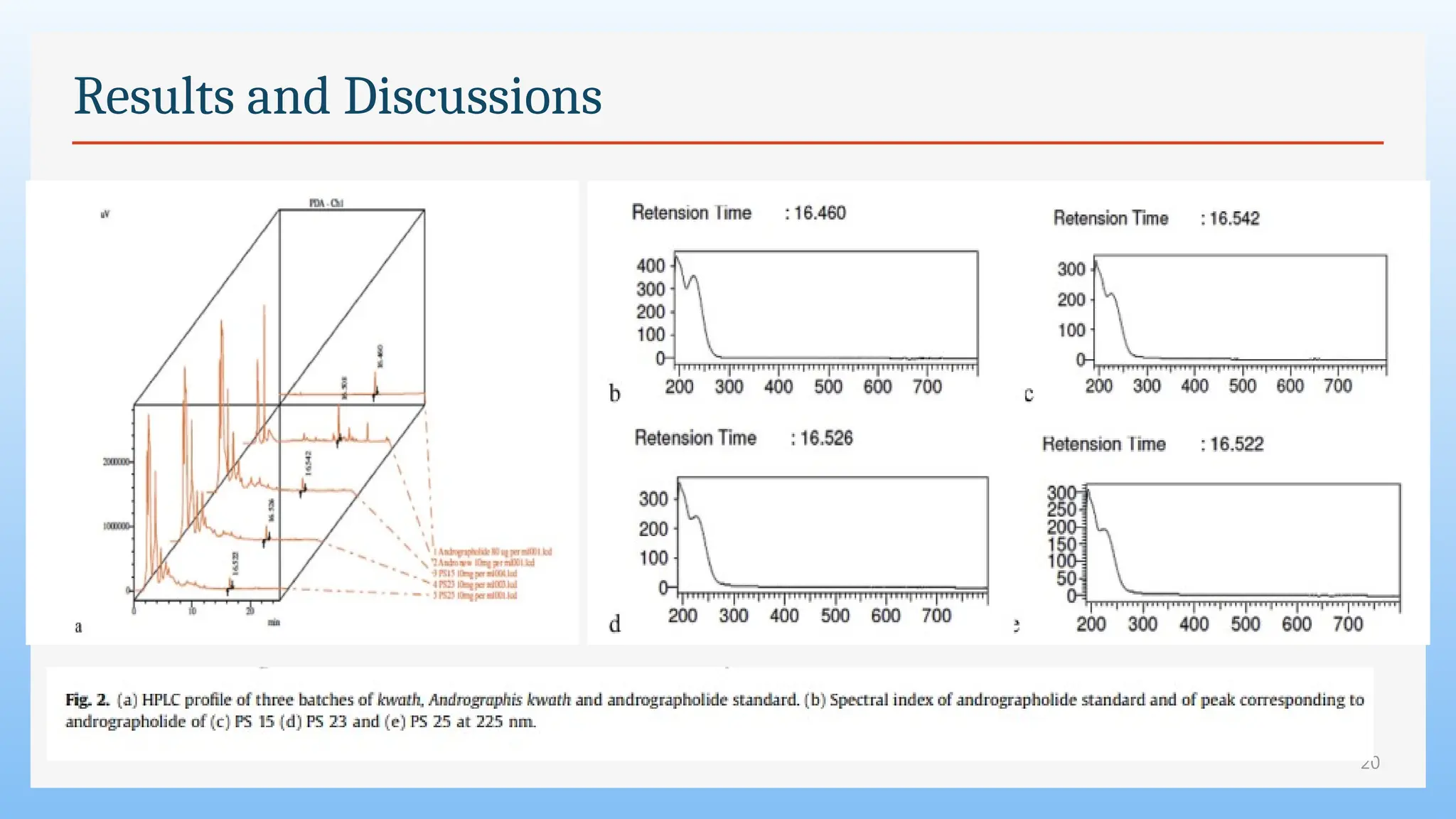 20
Results and Discussions
 