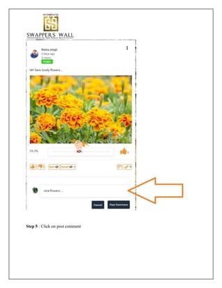 Step 5 : Click on post comment
 
