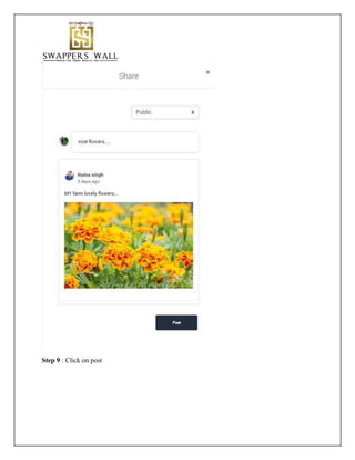 Step 9 : Click on post
 