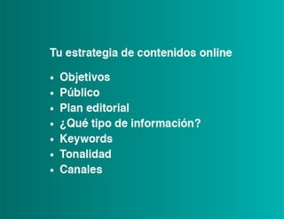 Creación de Contenido Online