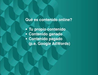 Creación de Contenido Online