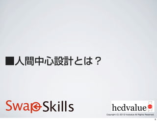 ■人間中心設計とは？
Copyright (C) 2012 hcdvalue All Rights Reserved.
8
 