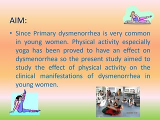Nutritional status and effect of exercise in young women | PPTX