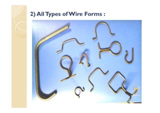2) AllTypes of Wire Forms :2) AllTypes of Wire Forms :
 