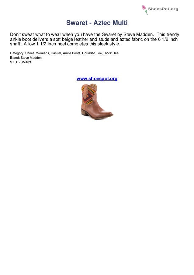 Swaret aztec multi shoespot review 7455
