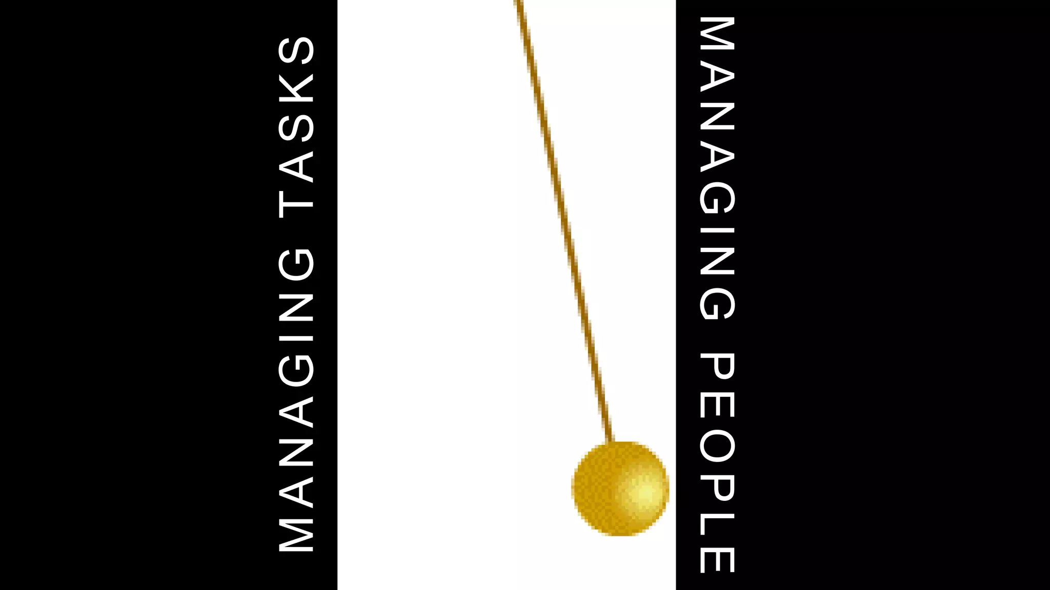 MANAGINGTASKS
MANAGINGPEOPLE
 