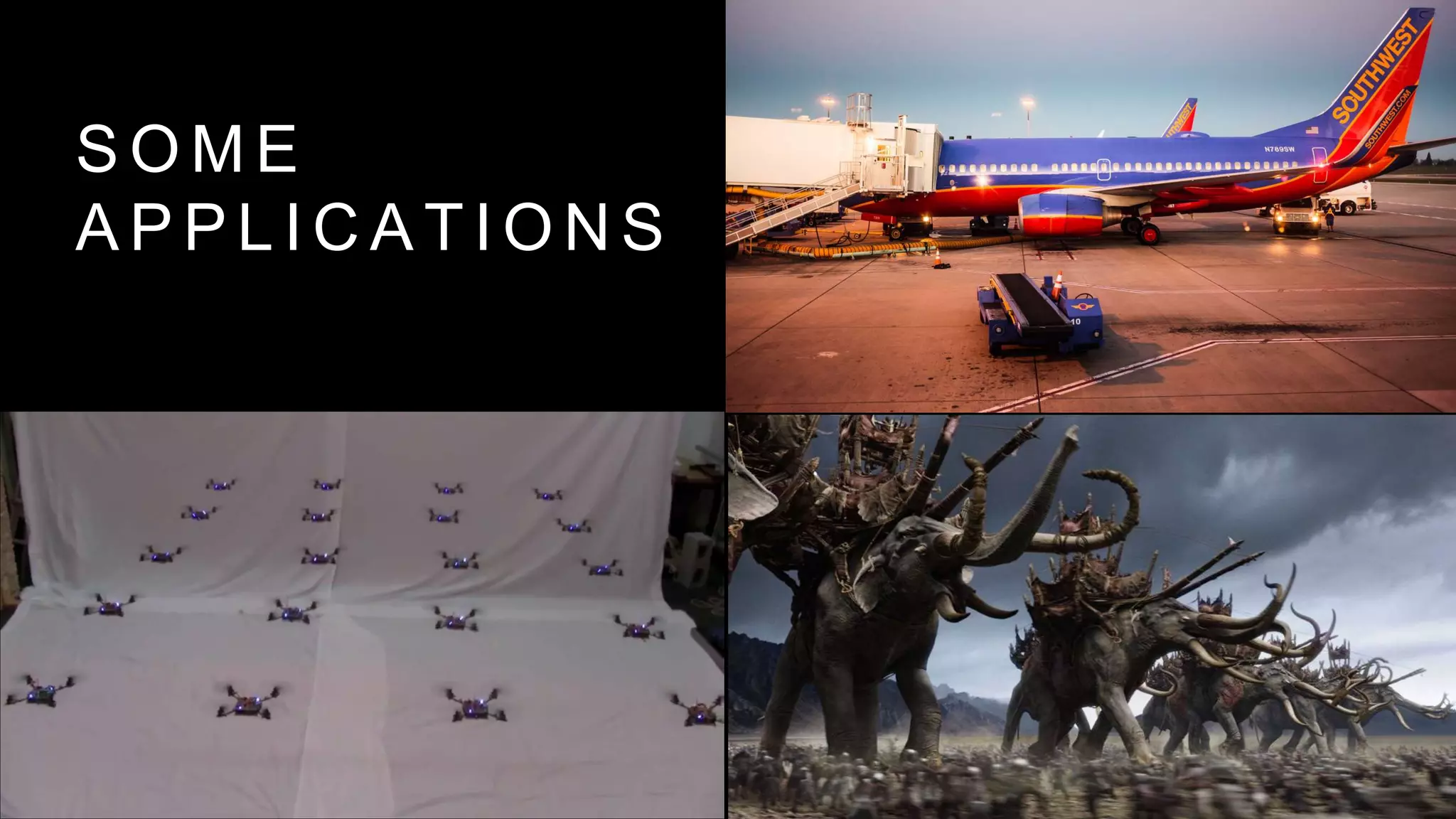 S O M E
A P P L I C A T I O N S
 