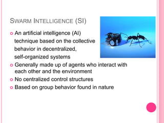 Swarm intelligence | PPT
