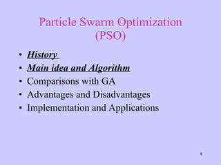 Swarm intelligence pso and aco | PPT