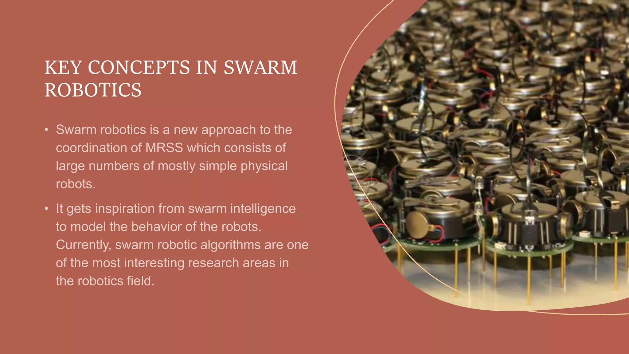 KEY CONCEPTS IN SWARM
ROBOTICS