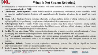 Introduction of Swarm Robotics and basics.pptx