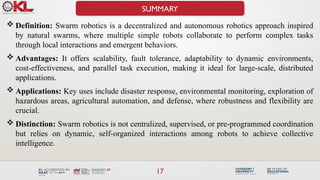 Introduction of Swarm Robotics and basics.pptx
