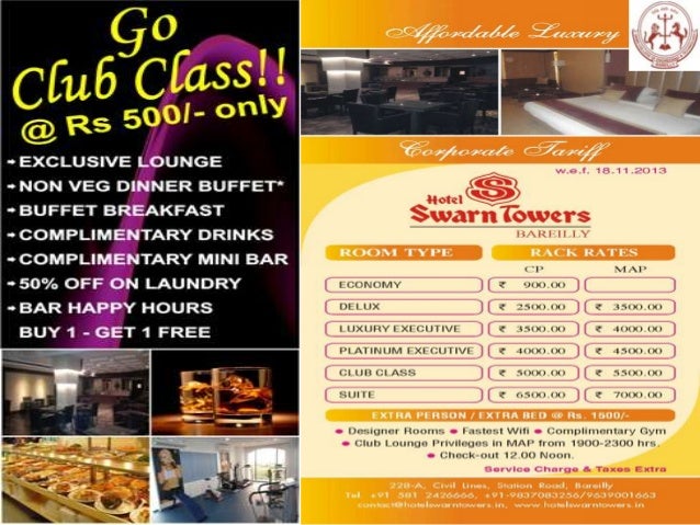 Swarntower Hotel Bareilly With Respect To Hospitality Industry