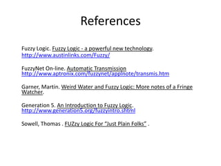 Fuzzy Graphs – based on fuzzy pointsGeneralFuzzified ApplicationsQuality AssuranceError DiagnosticsControl TheoryPattern Recognition