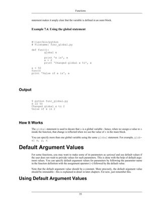 Swaroop c h a byte of python | PDF