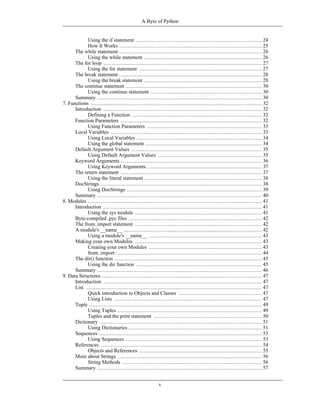 Swaroop c h a byte of python | PDF