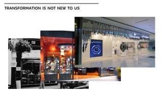 TRANSFORMATION IS NOT NEW TO US
 