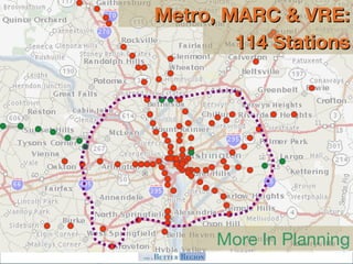 Metro, MARC & VRE: More In Planning 114 Stations 