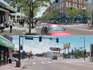 …  and commercial strips like this… Images Created by Urban Advantage 