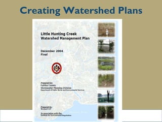 Creating Watershed Plans 