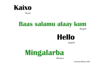 [object Object],Mingalarba Burmese Hello English Baas salamu alaay kum Bengali 